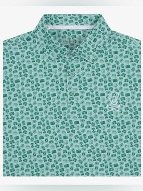NWT! Barstool Golf Badges Printed Polo, XL
